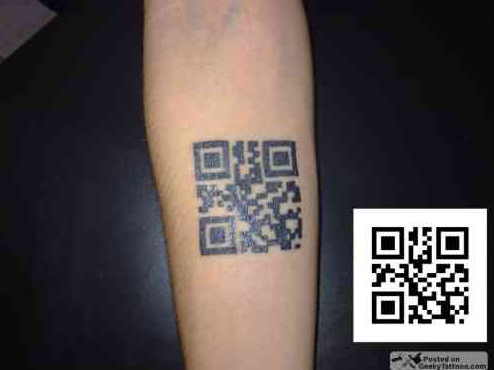 Top-1 Making Permanent-QR Codes Tattoos