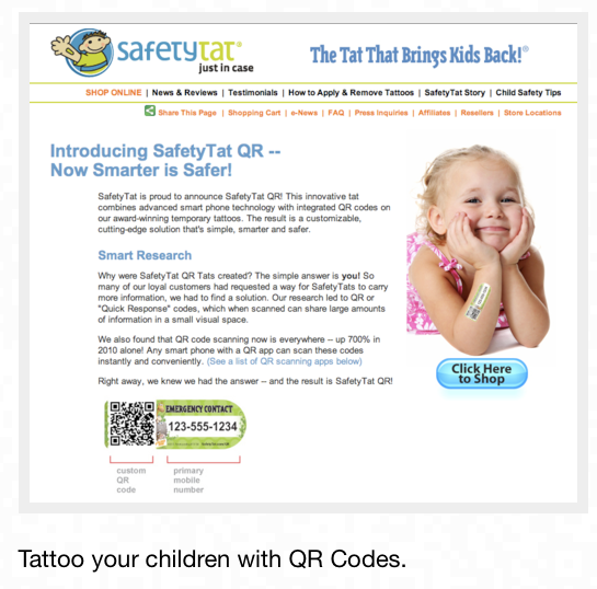 Top 2 - Making Temporary QR Code Tattoos