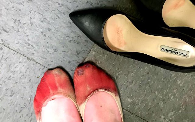 Waitress’ Bloodied Feet after Being Forced to Wear Heels Goes Viral ...