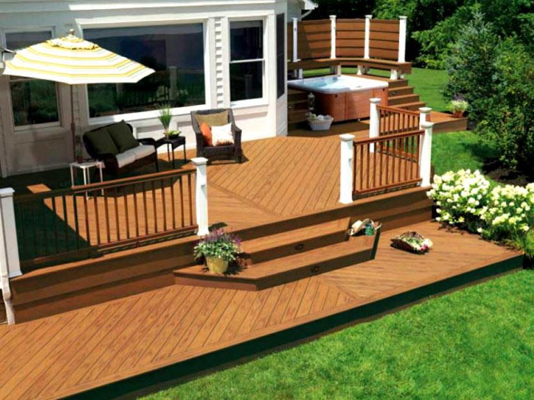 19 Beautiful and Creative Garden Decking Ideas | HenSpark